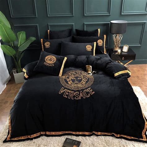 cheap versace bedding set|versace comforter set king.